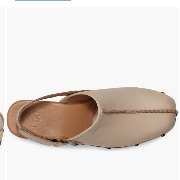 NWOB UGG®Women's Lanni Studded Slip-On Slingback Platform Clogs - Picture 6 of 17